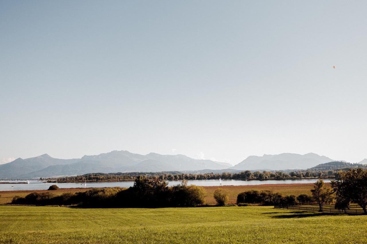 Chiemsee Ferienwohnung Gartenblick 프리엔암치엠시 외부 사진